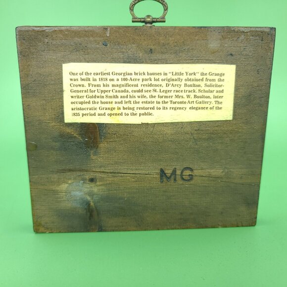 Rare Vintage Toronto Architectural Drawing Art Wall Decor Set of 2 4x6 Signed - Picture 13 of 15